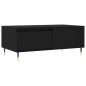 vidaXL Couchtisch Schwarz 90x50x36,5 cm Holzwerkstoff vidaXL Couchtisch Schwarz 90x50x36,5 cm Holzwerkstoff