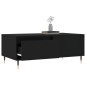 vidaXL Couchtisch Schwarz 90x50x36,5 cm Holzwerkstoff vidaXL Couchtisch Schwarz 90x50x36,5 cm Holzwerkstoff