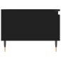 vidaXL Couchtisch Schwarz 90x50x36,5 cm Holzwerkstoff vidaXL Couchtisch Schwarz 90x50x36,5 cm Holzwerkstoff