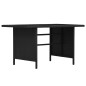 vidaXL 3-tlg. Garten-Lounge-Set mit Auflagen Poly Rattan Schwarz vidaXL 3-tlg. Garten-Lounge-Set mit Auflagen Poly Rattan Schwarz