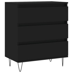 vidaXL Sideboard Schwarz 60x35x70 cm Holzwerkstoff