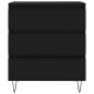 vidaXL Sideboard Schwarz 60x35x70 cm Holzwerkstoff vidaXL Sideboard Schwarz 60x35x70 cm Holzwerkstoff