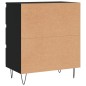 vidaXL Sideboard Schwarz 60x35x70 cm Holzwerkstoff vidaXL Sideboard Schwarz 60x35x70 cm Holzwerkstoff