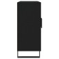 vidaXL Sideboard Schwarz 90x34x80 cm Holzwerkstoff vidaXL Sideboard Schwarz 90x34x80 cm Holzwerkstoff