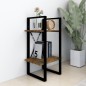 vidaXL Bücherregal 2 Fächer Räuchereiche 40x30x70 cm Holzwerkstoff vidaXL Bücherregal 2 Fächer Räuchereiche 40x30x70 cm Holzwerkstoff