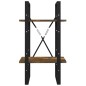 vidaXL Bücherregal 2 Fächer Räuchereiche 40x30x70 cm Holzwerkstoff vidaXL Bücherregal 2 Fächer Räuchereiche 40x30x70 cm Holzwerkstoff