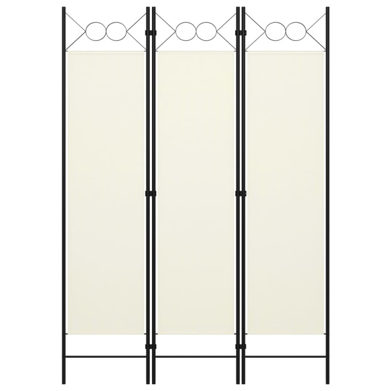 vidaXL 3-tlg. Raumteiler Weiß 120×180 cm vidaXL 3-tlg. Raumteiler Weiß 120×180 cm