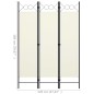 vidaXL 3-tlg. Raumteiler Weiß 120×180 cm vidaXL 3-tlg. Raumteiler Weiß 120×180 cm