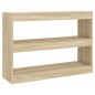 vidaXL Bücherregal/Raumteiler Sonoma-Eiche 100x30x72 cm vidaXL Bücherregal/Raumteiler Sonoma-Eiche 100x30x72 cm