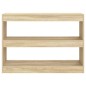 vidaXL Bücherregal/Raumteiler Sonoma-Eiche 100x30x72 cm vidaXL Bücherregal/Raumteiler Sonoma-Eiche 100x30x72 cm