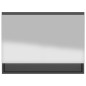 vidaXL Spiegelschrank fürs Bad 80x15x60 cm MDF Anthrazit vidaXL Spiegelschrank fürs Bad 80x15x60 cm MDF Anthrazit