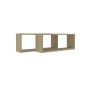 vidaXL Würfelregale 2 Stk. Sonoma-Eiche 60x15x23 cm Holzwerkstoff vidaXL Würfelregale 2 Stk. Sonoma-Eiche 60x15x23 cm Holzwerkstoff