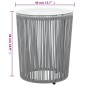 vidaXL 3-tlg. Bistro-Set mit Kissen PE-Rattan Grau vidaXL 3-tlg. Bistro-Set mit Kissen PE-Rattan Grau