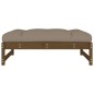 vidaXL Gartenhocker Honigbraun 120x80 cm Massivholz Kiefer vidaXL Gartenhocker Honigbraun 120x80 cm Massivholz Kiefer