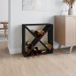 vidaXL Weinregal Schwarz 62x25x62 cm Massivholz Kiefer vidaXL Weinregal Schwarz 62x25x62 cm Massivholz Kiefer