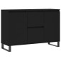 vidaXL Sideboard Schwarz 104x35x70 cm Holzwerkstoff vidaXL Sideboard Schwarz 104x35x70 cm Holzwerkstoff