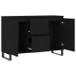 vidaXL Sideboard Schwarz 104x35x70 cm Holzwerkstoff vidaXL Sideboard Schwarz 104x35x70 cm Holzwerkstoff