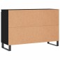 vidaXL Sideboard Schwarz 104x35x70 cm Holzwerkstoff vidaXL Sideboard Schwarz 104x35x70 cm Holzwerkstoff