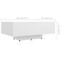 vidaXL Couchtisch Weiß 85x55x31 cm Holzwerkstoff vidaXL Couchtisch Weiß 85x55x31 cm Holzwerkstoff