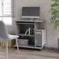 vidaXL Schreibtisch Betongrau 80x50x75 cm Holzwerkstoff vidaXL Schreibtisch Betongrau 80x50x75 cm Holzwerkstoff