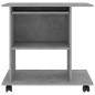 vidaXL Schreibtisch Betongrau 80x50x75 cm Holzwerkstoff vidaXL Schreibtisch Betongrau 80x50x75 cm Holzwerkstoff