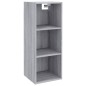 vidaXL Wandschrank Grau Sonoma 34,5x32,5x90 cm Holzwerkstoff vidaXL Wandschrank Grau Sonoma 34,5x32,5x90 cm Holzwerkstoff