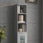 vidaXL Wandschrank Grau Sonoma 34,5x32,5x90 cm Holzwerkstoff vidaXL Wandschrank Grau Sonoma 34,5x32,5x90 cm Holzwerkstoff
