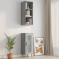 vidaXL Wandschrank Grau Sonoma 34,5x32,5x90 cm Holzwerkstoff vidaXL Wandschrank Grau Sonoma 34,5x32,5x90 cm Holzwerkstoff