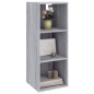 vidaXL Wandschrank Grau Sonoma 34,5x32,5x90 cm Holzwerkstoff vidaXL Wandschrank Grau Sonoma 34,5x32,5x90 cm Holzwerkstoff