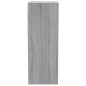 vidaXL Wandschrank Grau Sonoma 34,5x32,5x90 cm Holzwerkstoff vidaXL Wandschrank Grau Sonoma 34,5x32,5x90 cm Holzwerkstoff