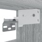 vidaXL Wandschrank Grau Sonoma 34,5x32,5x90 cm Holzwerkstoff vidaXL Wandschrank Grau Sonoma 34,5x32,5x90 cm Holzwerkstoff