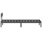 vidaXL Massivholzbett Grau Kiefer 90x190 cm vidaXL Massivholzbett Grau Kiefer 90x190 cm
