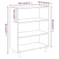 vidaXL Sideboard Betongrau 69,5x32,5x90 cm Holzwerkstoff vidaXL Sideboard Betongrau 69,5x32,5x90 cm Holzwerkstoff