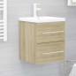 vidaXL Waschbeckenunterschrank Sonoma-Eiche 41x38,5x48cm Holzwerkstoff vidaXL Waschbeckenunterschrank Sonoma-Eiche 41x38,5x48cm Holzwerkstoff