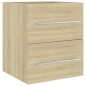 vidaXL Waschbeckenunterschrank Sonoma-Eiche 41x38,5x48cm Holzwerkstoff vidaXL Waschbeckenunterschrank Sonoma-Eiche 41x38,5x48cm Holzwerkstoff