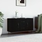 vidaXL Sideboard Schwarz 100x36x60 cm Holzwerkstoff vidaXL Sideboard Schwarz 100x36x60 cm Holzwerkstoff