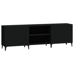 vidaXL TV-Schrank Schwarz 150x30x50 cm Holzwerkstoff