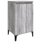 vidaXL Nachttische 2 Stk. Grau Sonoma 40x35x70 cm Holzwerkstoff vidaXL Nachttische 2 Stk. Grau Sonoma 40x35x70 cm Holzwerkstoff