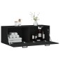 vidaXL Wandschrank Schwarz 100x36,5x35 cm Holzwerkstoff vidaXL Wandschrank Schwarz 100x36,5x35 cm Holzwerkstoff