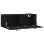 vidaXL Wandschrank Schwarz 100x36,5x35 cm Holzwerkstoff vidaXL Wandschrank Schwarz 100x36,5x35 cm Holzwerkstoff
