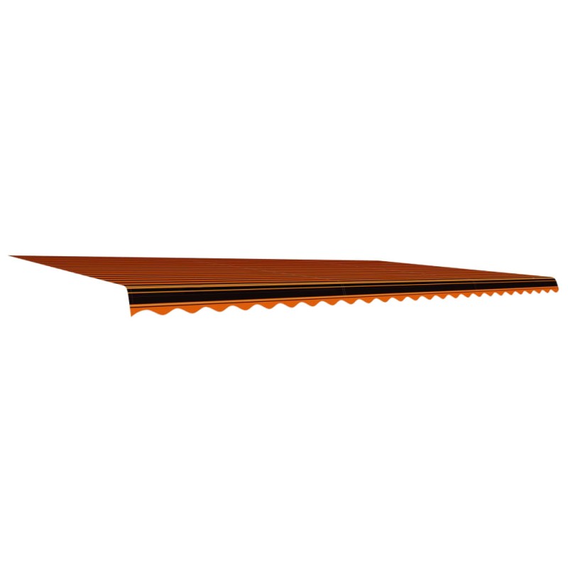 vidaXL Markisenbespannung Canvas Orange & Braun 600 x 300 cm vidaXL Markisenbespannung Canvas Orange & Braun 600 x 300 cm