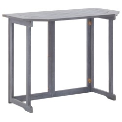 vidaXL Klappbarer Balkontisch 90 x 50 x 74 cm Massivholz Akazie