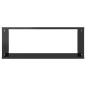 vidaXL Würfelregale 6 Stk. Hochglanz-Schwarz 60x15x23 cm Holzwerkstoff vidaXL Würfelregale 6 Stk. Hochglanz-Schwarz 60x15x23 cm Holzwerkstoff