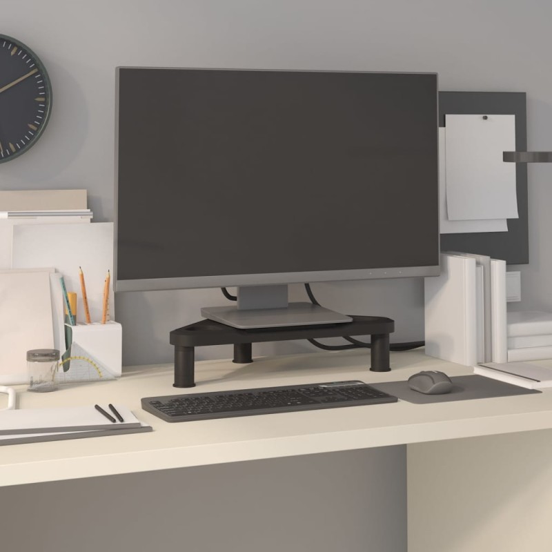 vidaXL Eck-Monitorständer Schwarz 49x28x10,5 cm vidaXL Eck-Monitorständer Schwarz 49x28x10,5 cm