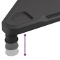 vidaXL Eck-Monitorständer Schwarz 49x28x10,5 cm vidaXL Eck-Monitorständer Schwarz 49x28x10,5 cm