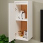 vidaXL Wandschrank Weiß 30x30x80 cm Massivholz Kiefer vidaXL Wandschrank Weiß 30x30x80 cm Massivholz Kiefer