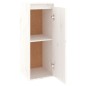 vidaXL Wandschrank Weiß 30x30x80 cm Massivholz Kiefer vidaXL Wandschrank Weiß 30x30x80 cm Massivholz Kiefer