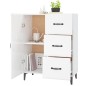 vidaXL Sideboard Hochglanz-Weiß 69,5x34x90 cm Holzwerkstoff vidaXL Sideboard Hochglanz-Weiß 69,5x34x90 cm Holzwerkstoff