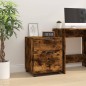 vidaXL Mobiler Aktenschrank mit Rollen Räuchereiche 45x38x54 cm vidaXL Mobiler Aktenschrank mit Rollen Räuchereiche 45x38x54 cm