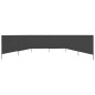 vidaXL 6-teiliges Windschutzgewebe 800 x 80 cm Grau vidaXL 6-teiliges Windschutzgewebe 800 x 80 cm Grau